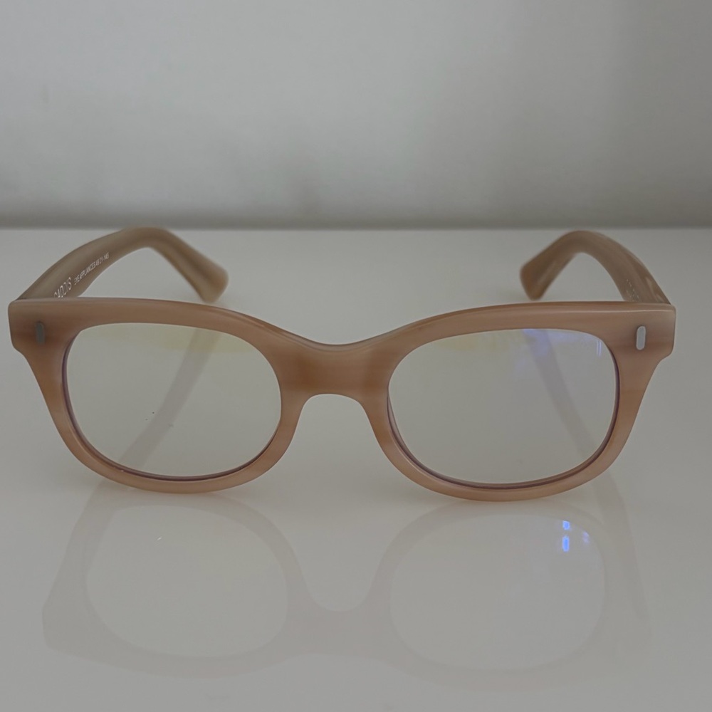 Caddis Bixby Blue Light Tan Glasses